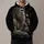 Engraved Sasquatch Blowing Dandelion for Woodland Hiking and Nature Lovers All-over Print Hoodie (Lightweight) - 1