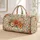 Vintage Wildflower Blooms for Relaxed Camping Trips, Beach Days, and Weekend Getaways Quilted Weekend Bag - 1