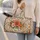 Vintage Wildflower Blooms for Relaxed Camping Trips, Beach Days, and Weekend Getaways Quilted Weekend Bag - 2