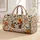 Halloween Skull Ghost Pumpkin Motifs for Festive Autumn Getaways and Spooky Season Gifts Quilted Weekend Bag - 1