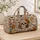 Halloween Skull Ghost Pumpkin Motifs for Festive Autumn Getaways and Spooky Season Gifts Quilted Weekend Bag - 4