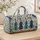 Blue Violin and Star Motifs for Beach Getaways and Music-Loving Travel Enthusiasts Quilted Weekend Bag - 4