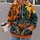 Haunted House And Running Pumpkin Characters For Halloween Night Celebrations Season All-over Print Hoodie (Lightweight) - 2