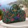 Bohemian Cactus Garden with Wildflowers for Weekend Travel and Relaxed Getaways Quilted Weekend Bag - 5
