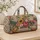 Vintage Floral Patchwork for Scenic Road Trips and Relaxed Summer Vacation Getaways Quilted Weekend Bag - 4