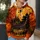 Haunted Moonlit Forest Scene for Halloween Night Celebrations and Autumn Gatherings All-over Print Hoodie (Lightweight) - 5