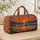 Golden Beach Sunset Seascape for Coastal Getaways and Relaxed Summer Adventures Quilted Weekend Bag - 4