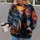 Halloween Witch Haunted Manor Autumn Night Scene for Seasonal Celebrations All-over Print Hoodie (Lightweight) - 2