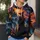 Halloween Witch Haunted Manor Autumn Night Scene for Seasonal Celebrations All-over Print Hoodie (Lightweight) - 5
