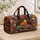 Whimsical Halloween Pumpkins And Bats For Spooky Autumn Getaways And Seasonal Celebrations Quilted Weekend Bag - 4