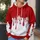 Crimson Drip Color Block for Bold Winter Streetwear and Casual Everyday Layering All-over Print Hoodie (Lightweight) - 5