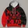 Red Crown And KING Motif For Bold Streetwear, Running, Fitness And Everyday Casual Style All-over Print Hoodie (Lightweight) - 4