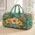 Tropical Hibiscus and Palm Leaves for Sunny Beach Getaways and Relaxed Weekend Escapes Quilted Weekend Bag - 1