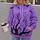 Purple Halloween Tree And Bat Scene For Spooky Autumn Night Celebrations And Parties All-over Print Hoodie (Lightweight) - 2