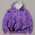 Purple Halloween Tree And Bat Scene For Spooky Autumn Night Celebrations And Parties All-over Print Hoodie (Lightweight) - 4