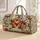 Burnt Orange Butterflies and Wildflowers for Relaxed Summer Beach Getaways Quilted Weekend Bag - 1