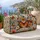 Burnt Orange Butterflies and Wildflowers for Relaxed Summer Beach Getaways Quilted Weekend Bag - 5