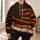 Wavy Orange And Black Flag With Vintage Script For Commute And Outdoor Casual Wear All-over Print Hoodie (Lightweight) - 6