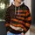 Wavy Orange And Black Flag With Vintage Script For Commute And Outdoor Casual Wear All-over Print Hoodie (Lightweight) - 5