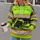 Fluorescent Excavator Workwear for Construction Sites and Outdoor Projects All-over Print Hoodie (Lightweight) - 2