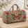 Boho Butterflies and Wildflowers for Sunny Weekend Escapes and Relaxed Beach Getaways Quilted Weekend Bag - 4