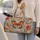 Boho Butterflies and Wildflowers for Sunny Weekend Escapes and Relaxed Beach Getaways Quilted Weekend Bag - 2
