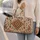 Terracotta Boho Medallions for Beach Getaways, Weekend Escapes and Relaxed Travel Quilted Weekend Bag - 2