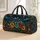 Bohemian Roses, Sunflowers and Moonlit Mountains for Beach and Camping Getaways Quilted Weekend Bag - 1