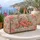 Coral Peony and Wildflower Florals for Coastal Getaways and Relaxed Weekend Escapes Quilted Weekend Bag - 5