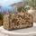 Sepia Tropical Palm And Plumeria For Coastal Getaways And Relaxed Resort Escapes Quilted Weekend Bag - 5
