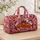 Whimsical Halloween Pumpkins and Ghosts for Spooky Seasonal Getaways and Autumn Trips Quilted Weekend Bag - 4