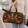 Autumn Skeleton Hands Pumpkins and Wildflowers for Halloween Getaways and Fall Travel Quilted Weekend Bag - 2