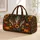 Autumn Skeleton Hands Pumpkins and Wildflowers for Halloween Getaways and Fall Travel Quilted Weekend Bag - 1