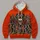 Ornate Bear and Skull Lettering for Concert Nights, Festivals, and Everyday Wear All-over Print Hoodie (Lightweight) - 4