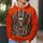 Ornate Bear and Skull Lettering for Concert Nights, Festivals, and Everyday Wear All-over Print Hoodie (Lightweight) - 5