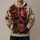 Gothic Crimson Skull and Roses for Concert Nights and Alternative Streetwear Fans All-over Print Hoodie (Lightweight) - 1