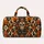 Halloween Harlequin Skulls, Pumpkins and Bows for Seasonal Travel and Autumn Getaways Quilted Weekend Bag - 6