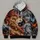 Twin Dragon Yin Yang Art for Festivals and Everyday Wear, Asian Mythic Style All-over Print Hoodie (Lightweight) - 4