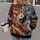 Twin Dragon Yin Yang Art for Festivals and Everyday Wear, Asian Mythic Style All-over Print Hoodie (Lightweight) - 2