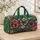 Tropical Butterflies and Wildflowers for Colorful Summer Getaways and Beach Escapes Quilted Weekend Bag - 4