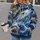 Tuna Fish And Ocean Waves For Deep Sea Anglers And Weekend Fishing Trips All-over Print Hoodie (Lightweight) - 2