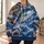 Tuna Fish And Ocean Waves For Deep Sea Anglers And Weekend Fishing Trips All-over Print Hoodie (Lightweight) - 6