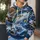 Tuna Fish And Ocean Waves For Deep Sea Anglers And Weekend Fishing Trips All-over Print Hoodie (Lightweight) - 5