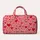 Blush and Crimson Hearts for Romantic Beach Getaways and Sweet Weekend Escapes Quilted Weekend Bag - 6