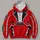 Red Ringmaster Tuxedo Costume for Halloween Parties and Circus-Themed Celebrations All-over Print Hoodie (Lightweight) - 4