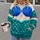 Mermaid Shell Bodice and Teal Scales for Fantasy Dress-Up and Halloween Gift Ideas All-over Print Hoodie (Lightweight) - 2