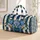 Navy and Ivory Cabana Stripes for Beach Getaways and Relaxed Summer Travel Lovers Quilted Weekend Bag - 1