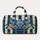 Navy and Ivory Cabana Stripes for Beach Getaways and Relaxed Summer Travel Lovers Quilted Weekend Bag - 6