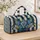 Navy and Ivory Cabana Stripes for Beach Getaways and Relaxed Summer Travel Lovers Quilted Weekend Bag - 4