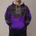 Purple And Black Space Ranger Costume Look For Halloween Parties And Toy-Themed Events All-over Print Hoodie (Lightweight) - 1